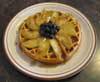 Caramel Apple and Blueberry Waffle